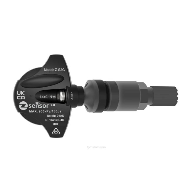 TPMS Romania - holden oe senzor tpms de schimb - oe p/n 95712232, 13598773 frecvență 433mhz XX4R53 tija supapei metalice - gri închis