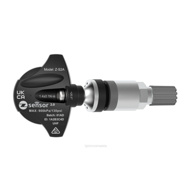 TPMS Romania - ssangyong motor oe senzor tpms de schimb - oe p/n 4199034000 frecvență 433 mhz XX4R853 tija supapei metalice - argintie